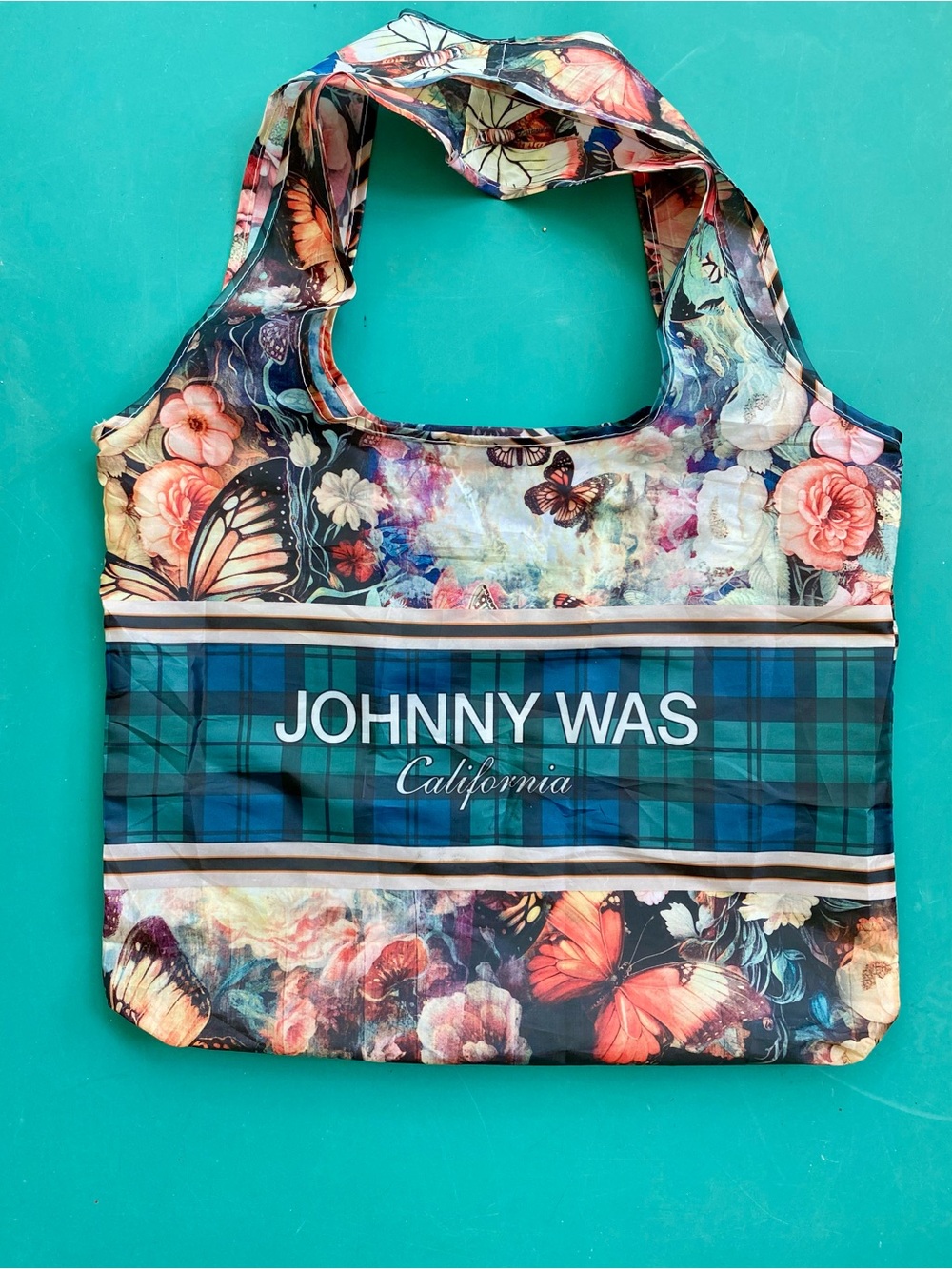 Chic Johnny Was California Tote Bag.  Reusable. Light Weight. Nylon. NWOT